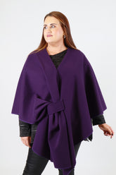 Ally Cape in Purple