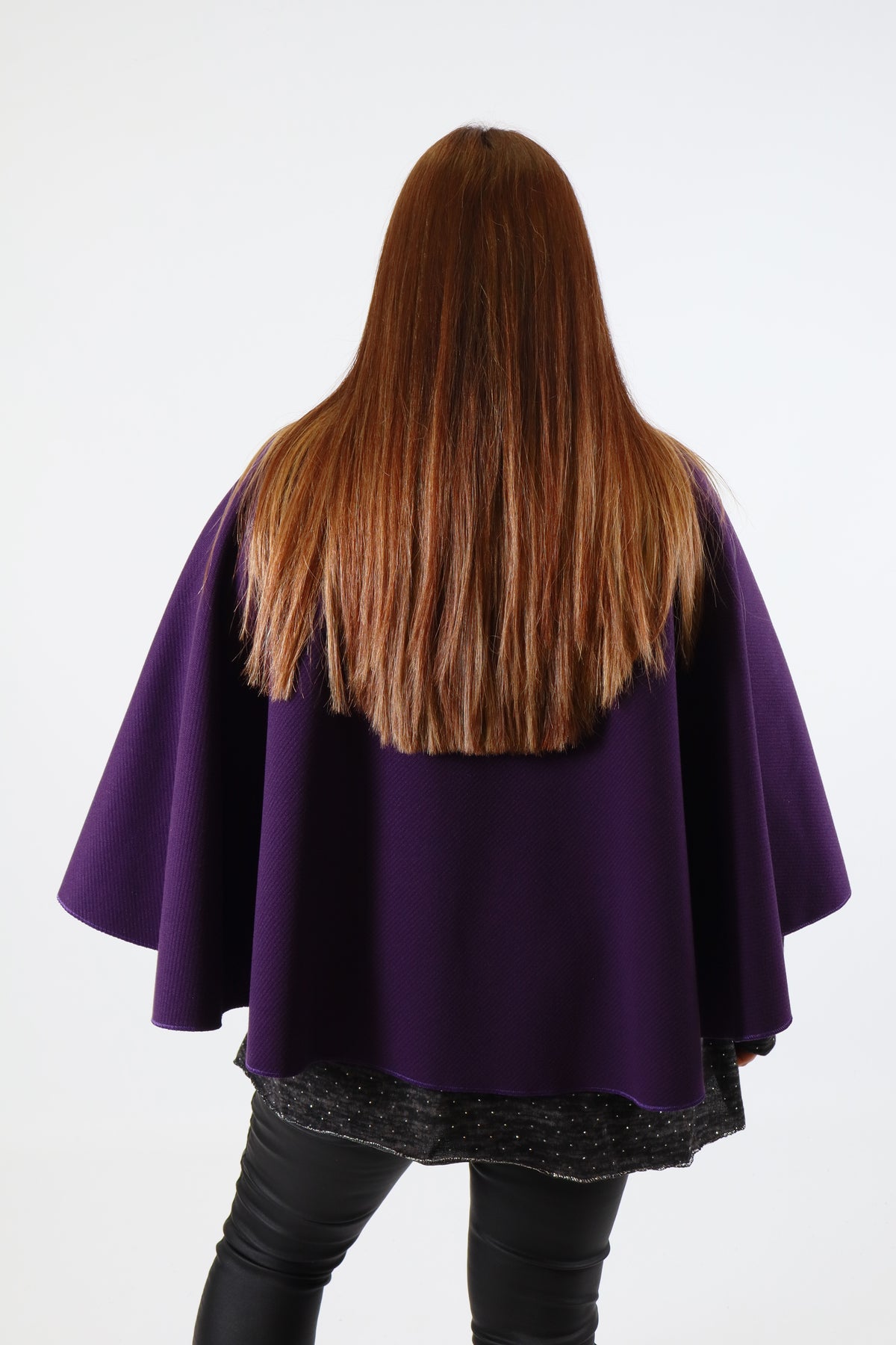 Ally Cape in Purple