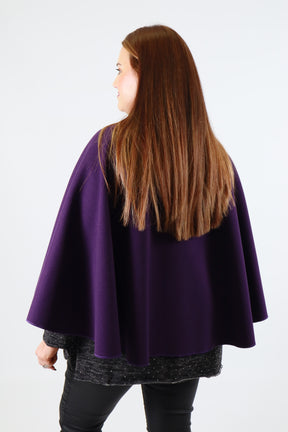 Ally Cape in Purple