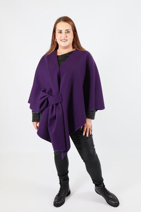 Ally Cape in Purple