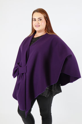 Ally Cape in Purple