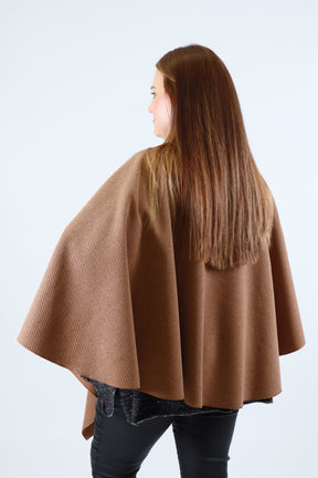 Ally Cape in Taupe