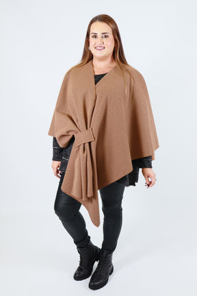 Ally Cape in Taupe