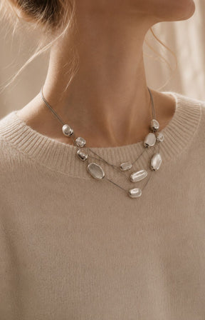 Alma Necklace in Silver 