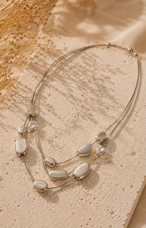 Alma Necklace in Silver 