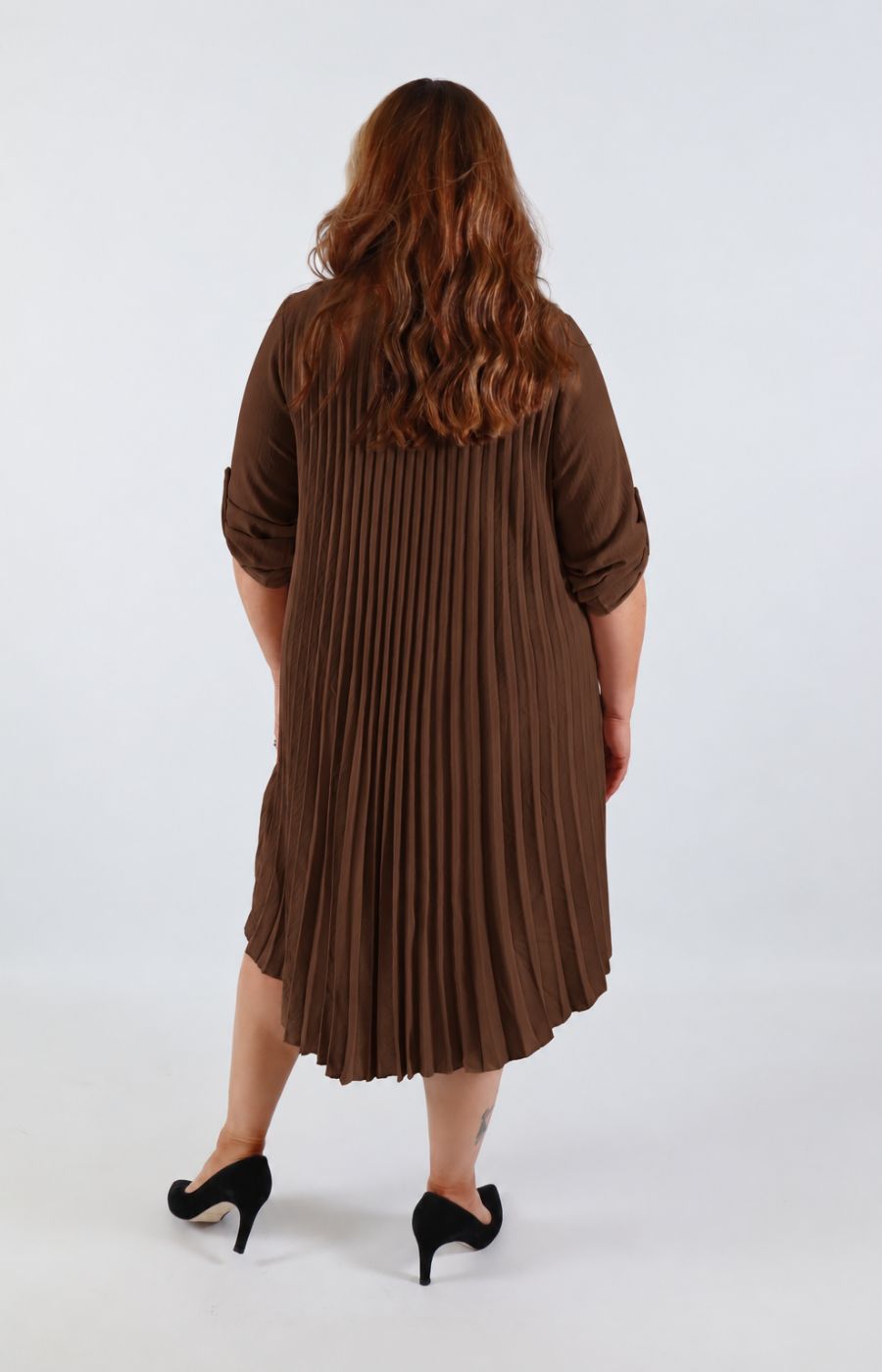 Amanda Dress in Brown 