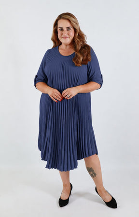 Amanda Dress in Navy 