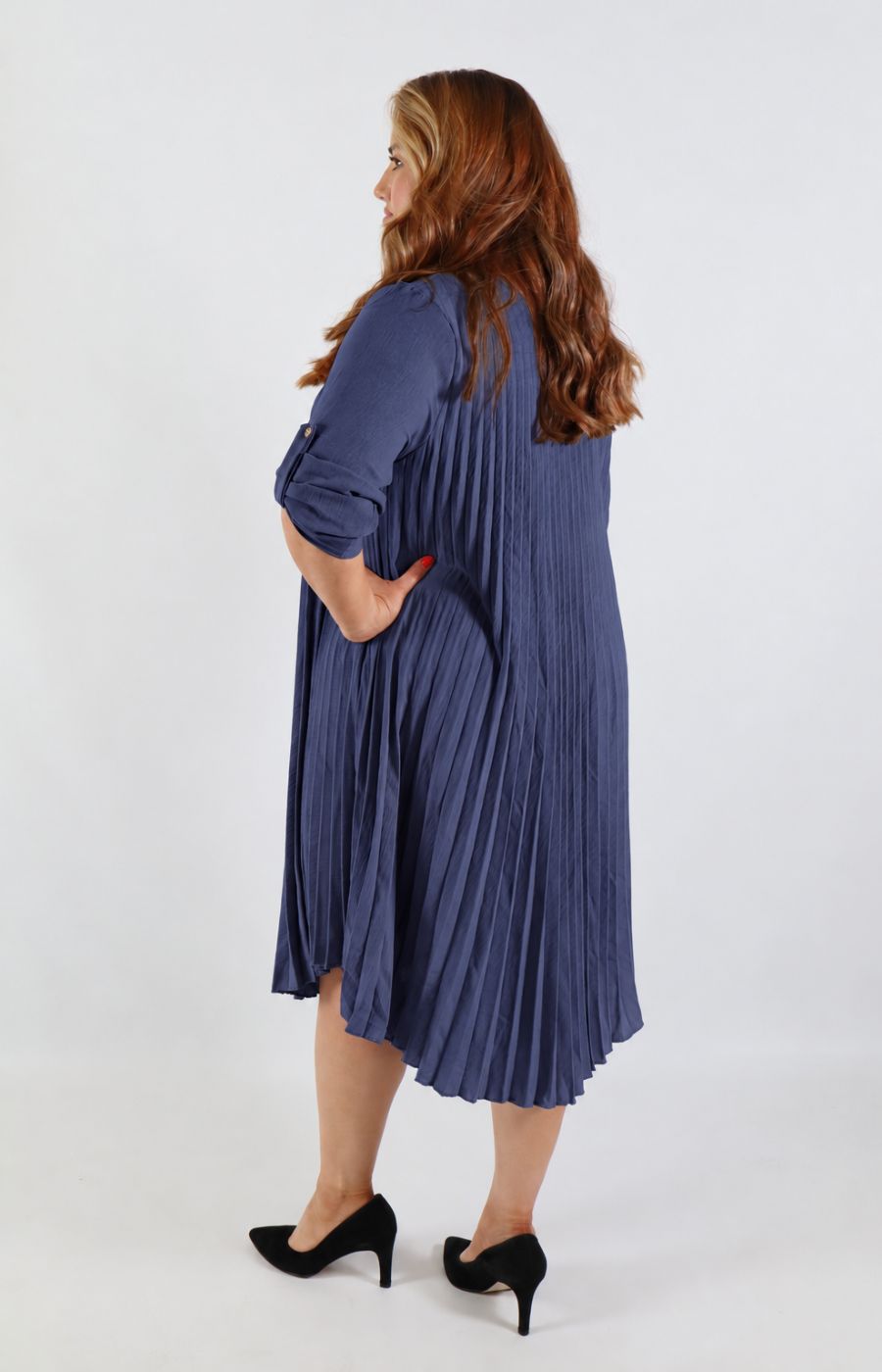 Amanda Dress in Navy 