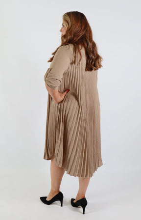 Amanda Dress in Tan 