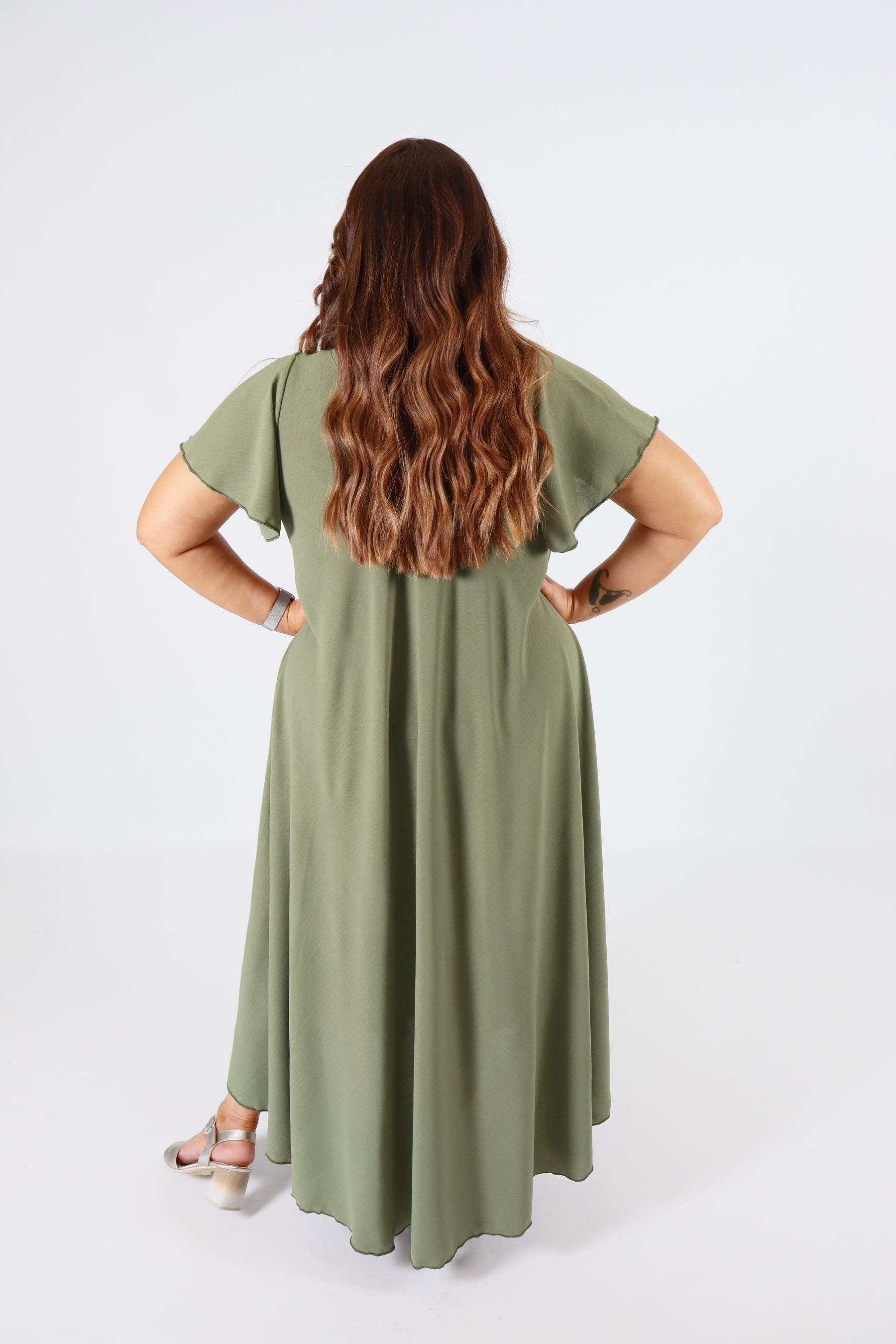 Amelia Dress in Khaki