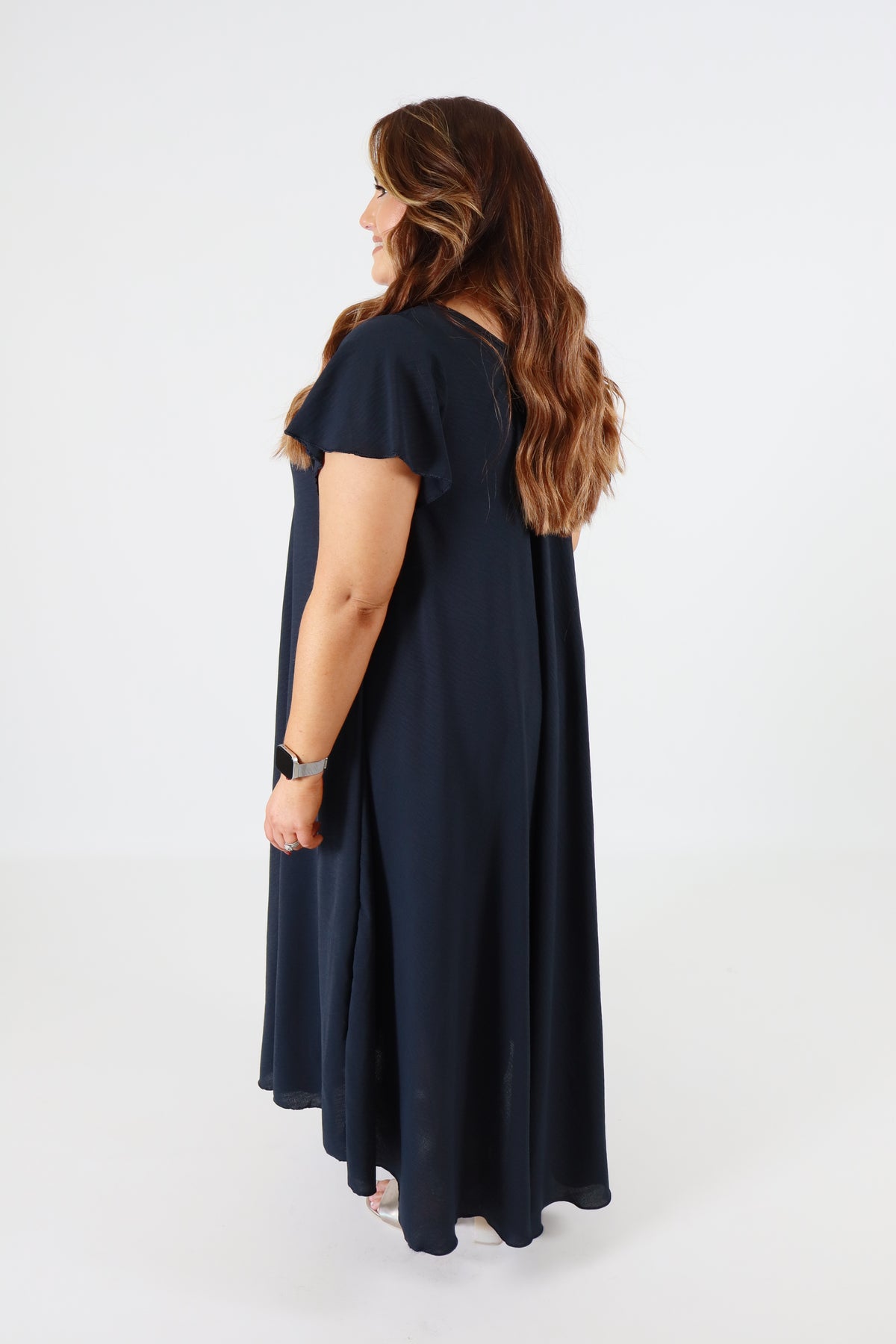 Amelia Dress in Navy