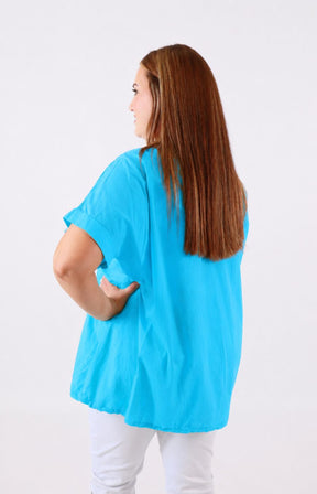 Amy Blouse in Blue 