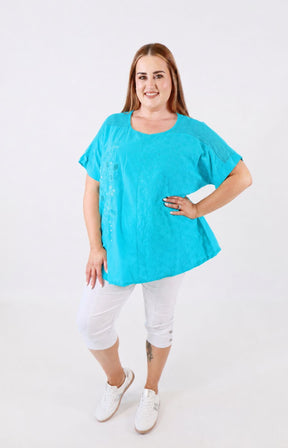 Amy Blouse in Blue 