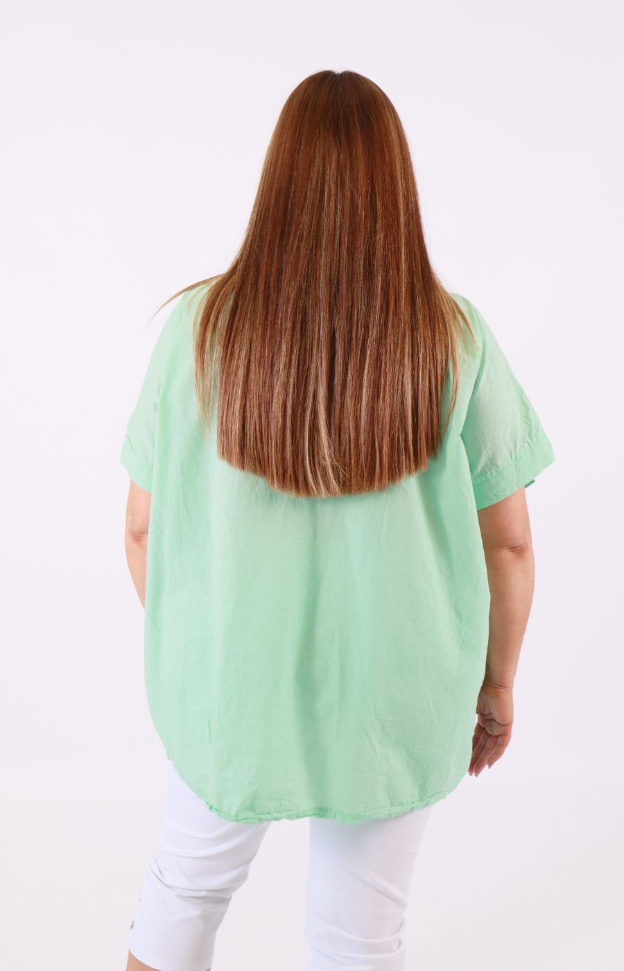 Amy Blouse in Mint 
