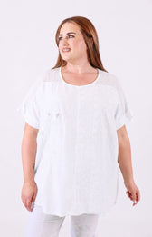 Amy Blouse in White 