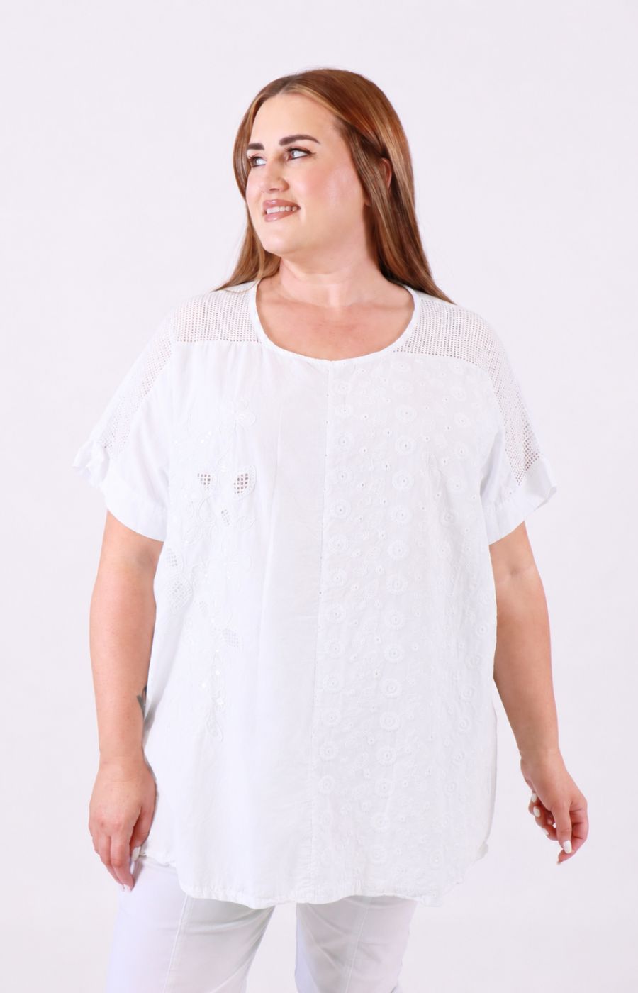 Amy Blouse in White 