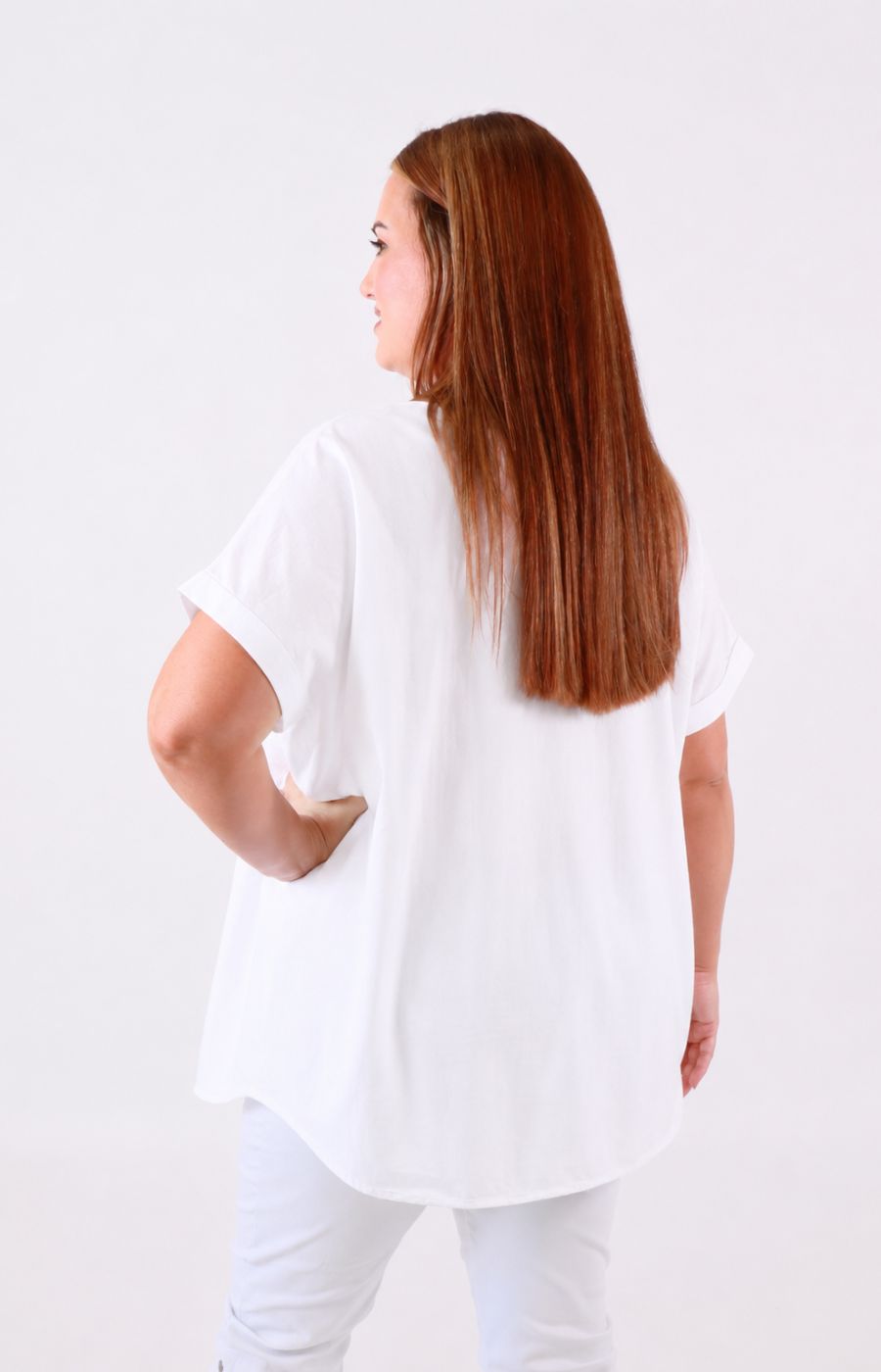 Amy Blouse in White 