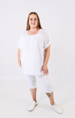 Amy Blouse in White 
