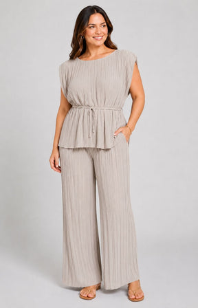 Ansley Co-ord in Beige