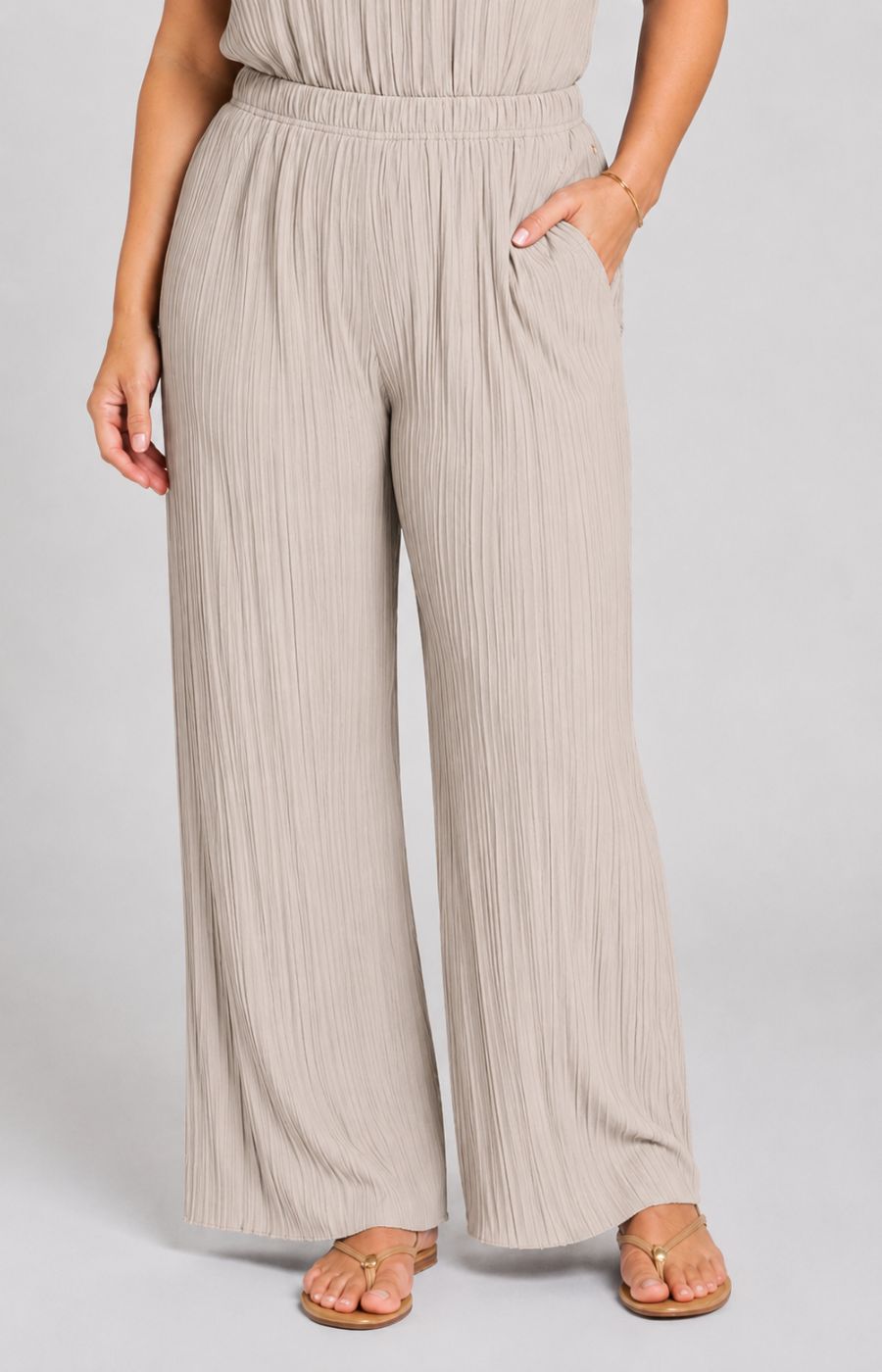 Ansley Co-ord in Beige 