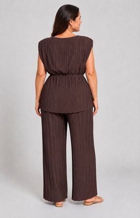 Ansley Co-ord in Brown 
