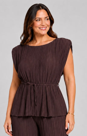  Ansley Co-ord in Brown 