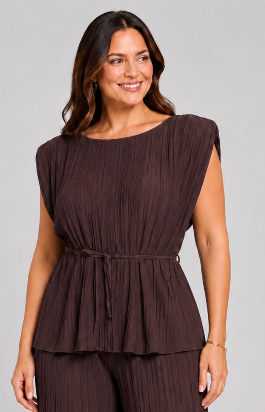  Ansley Co-ord in Brown 