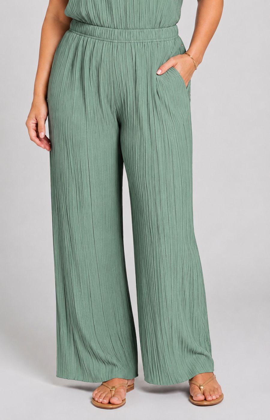 Ansley Co-ord in Khaki 