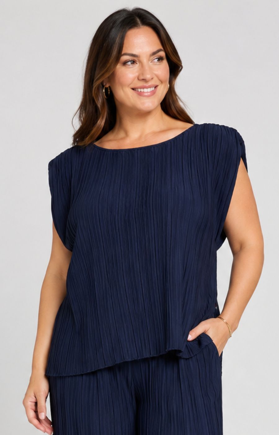 Ansley Co-ord in Navy  