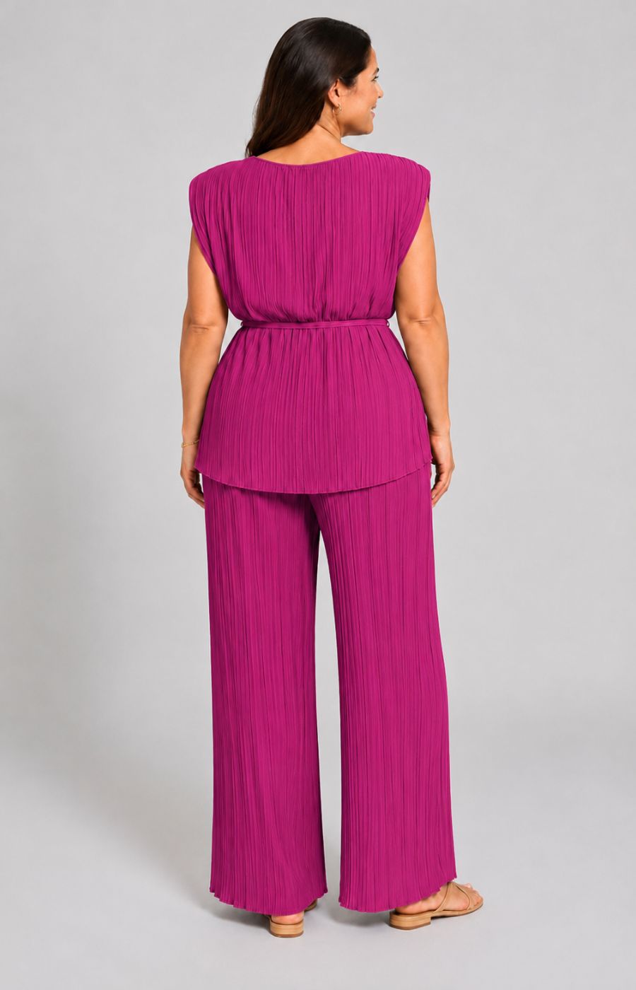 Ansley Co-ord in Plum 