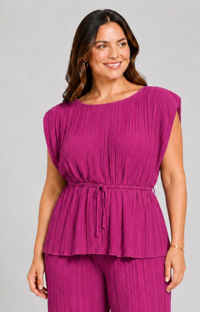 Ansley Co-ord in Plum 