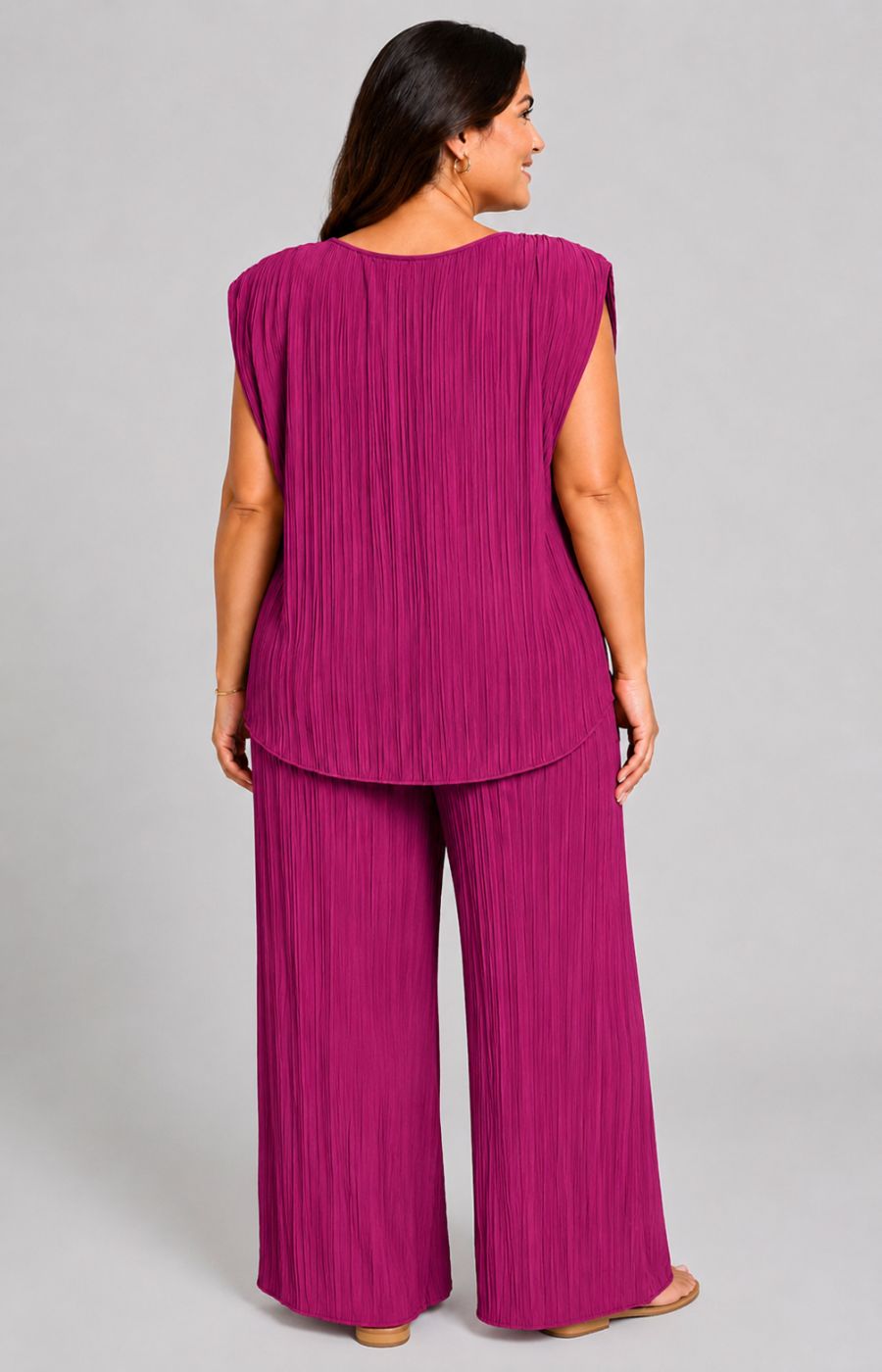 Ansley Co-ord in Plum 