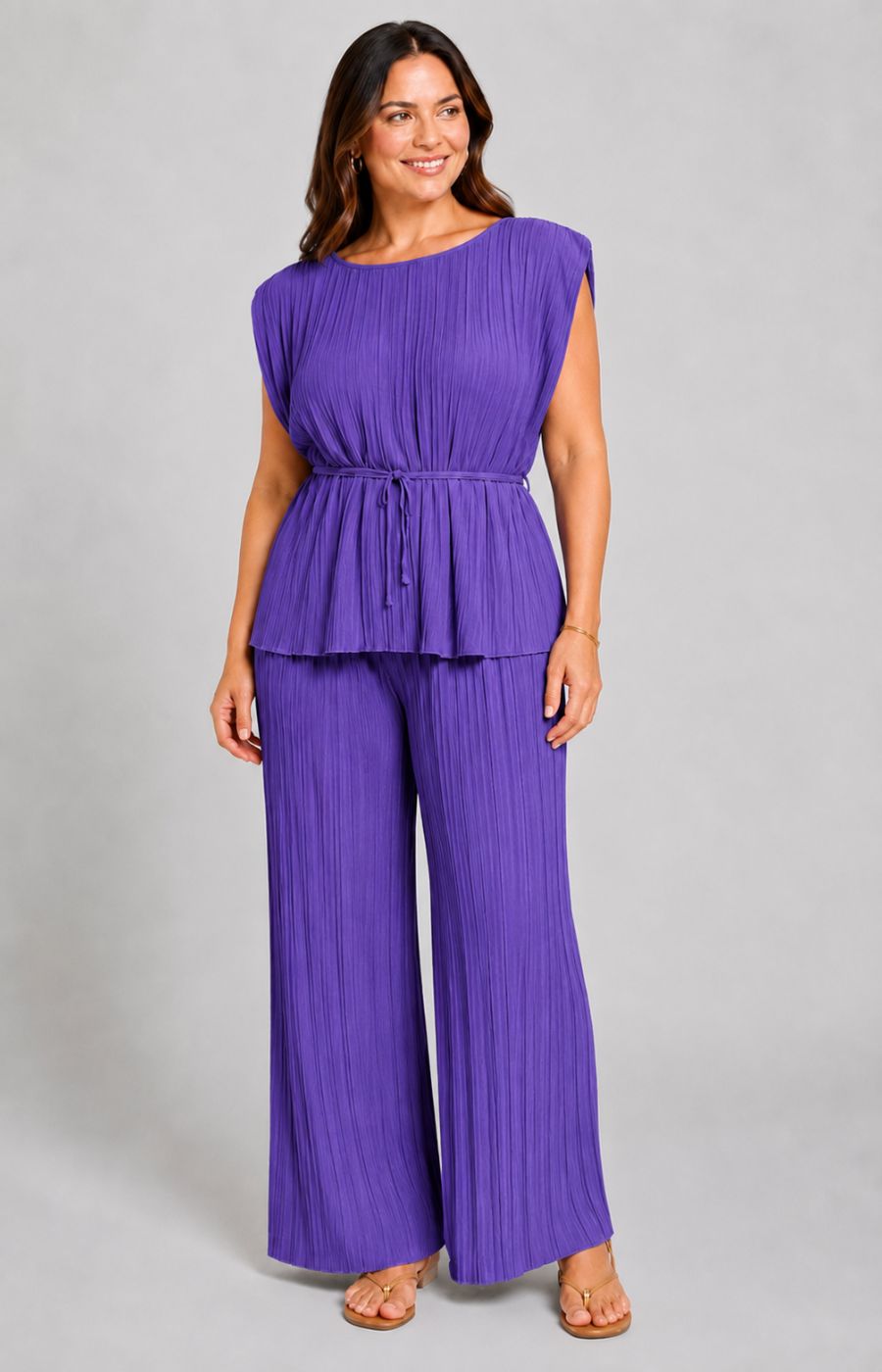 Ansley Co-ord in Purple 