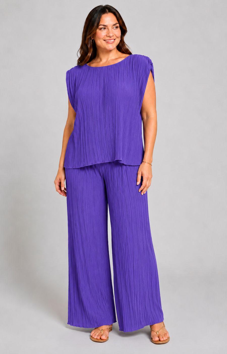 Ansley Co-ord in Purple 