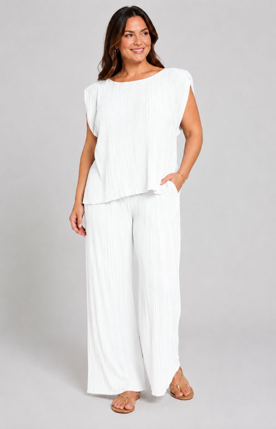 Ansley Co-ord in White 