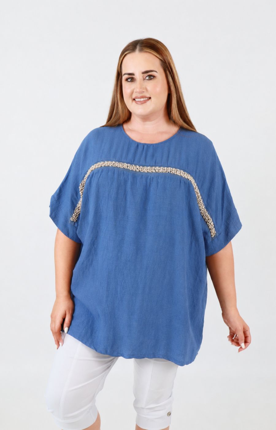 Betsy Blouse in Blue 