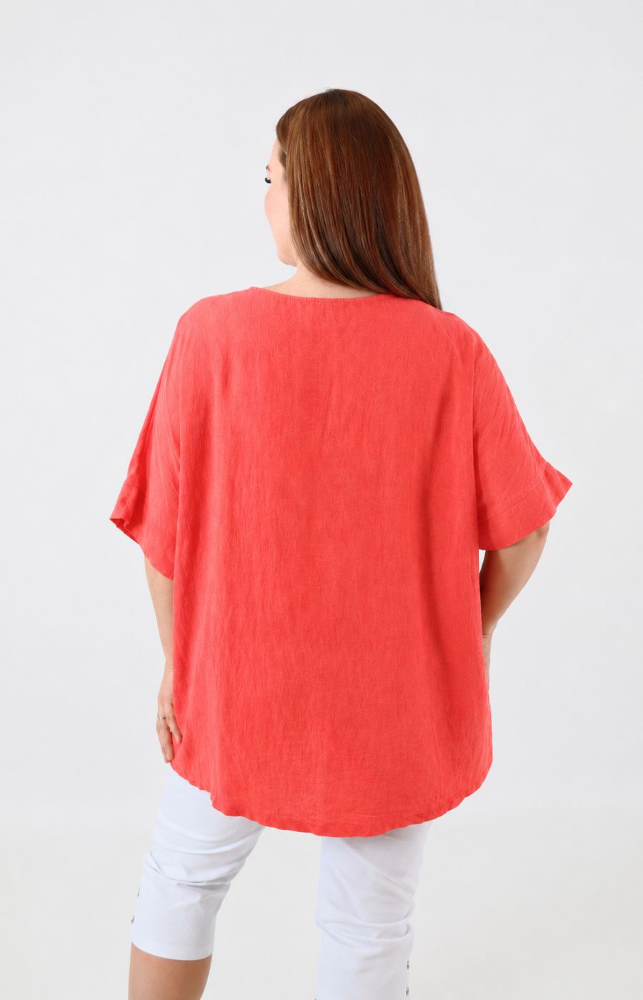  Betsy Blouse in Coral