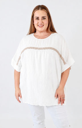 Betsy Blouse in White 