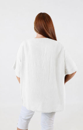 Betsy Blouse in White