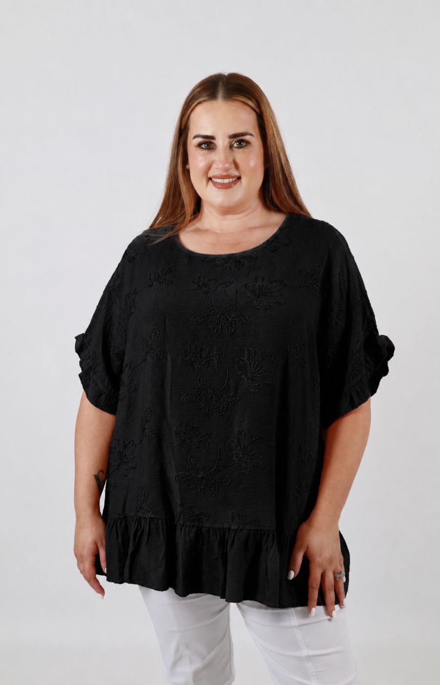 Blossom Blouse in Black 