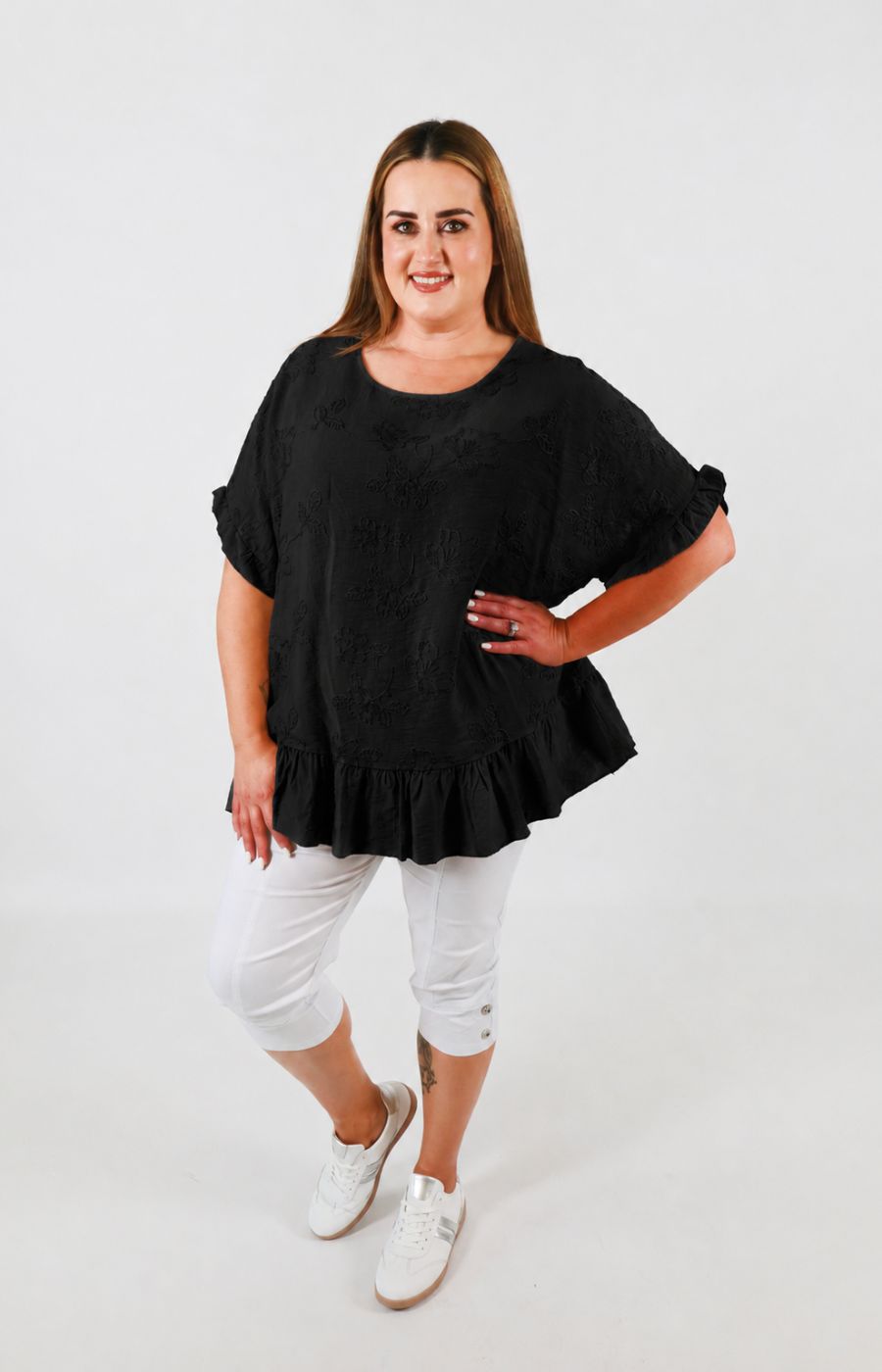 Blossom Blouse in Black 