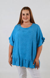 Blossom Blouse in Blue 