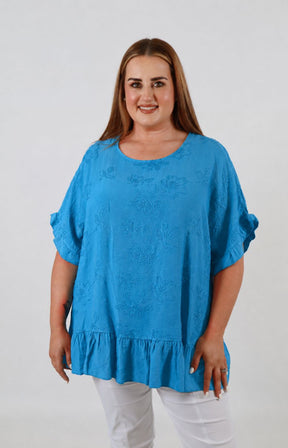Blossom Blouse in Blue 