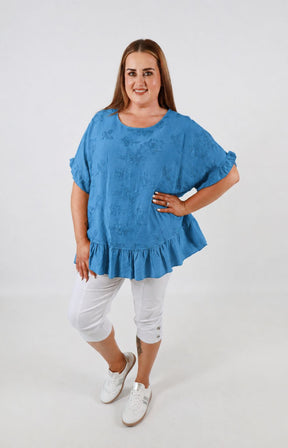 Blossom Blouse in Blue 