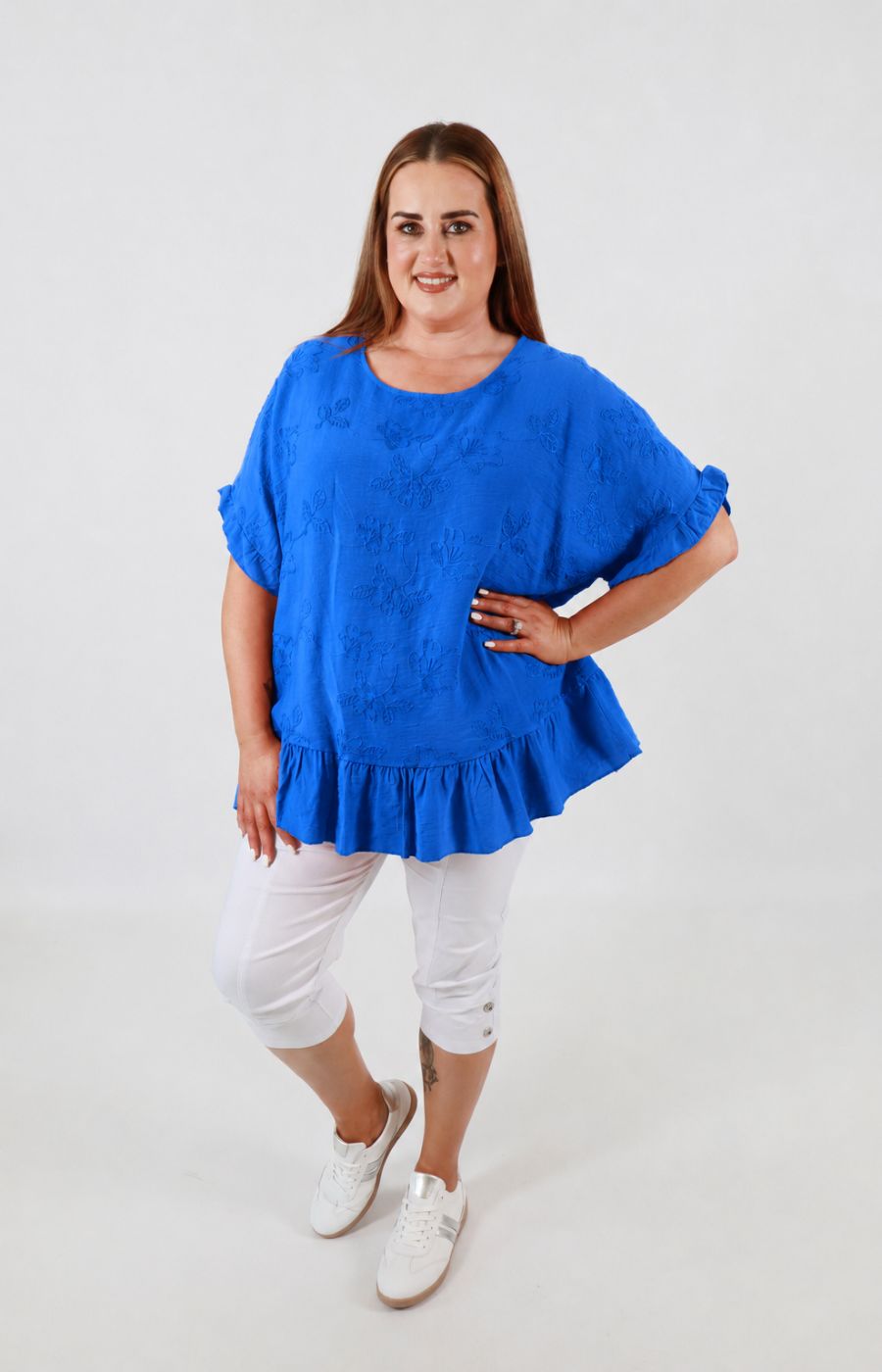 Blossom Blouse in Royal Blue 