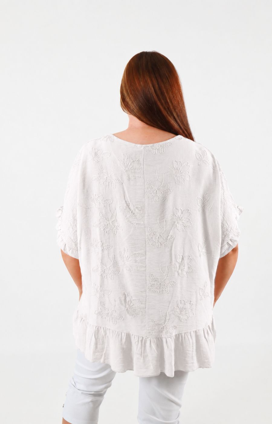 Blossom Blouse in White 