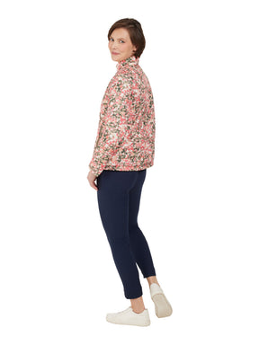 Brandtex Reversible Jacket in Green/Floral