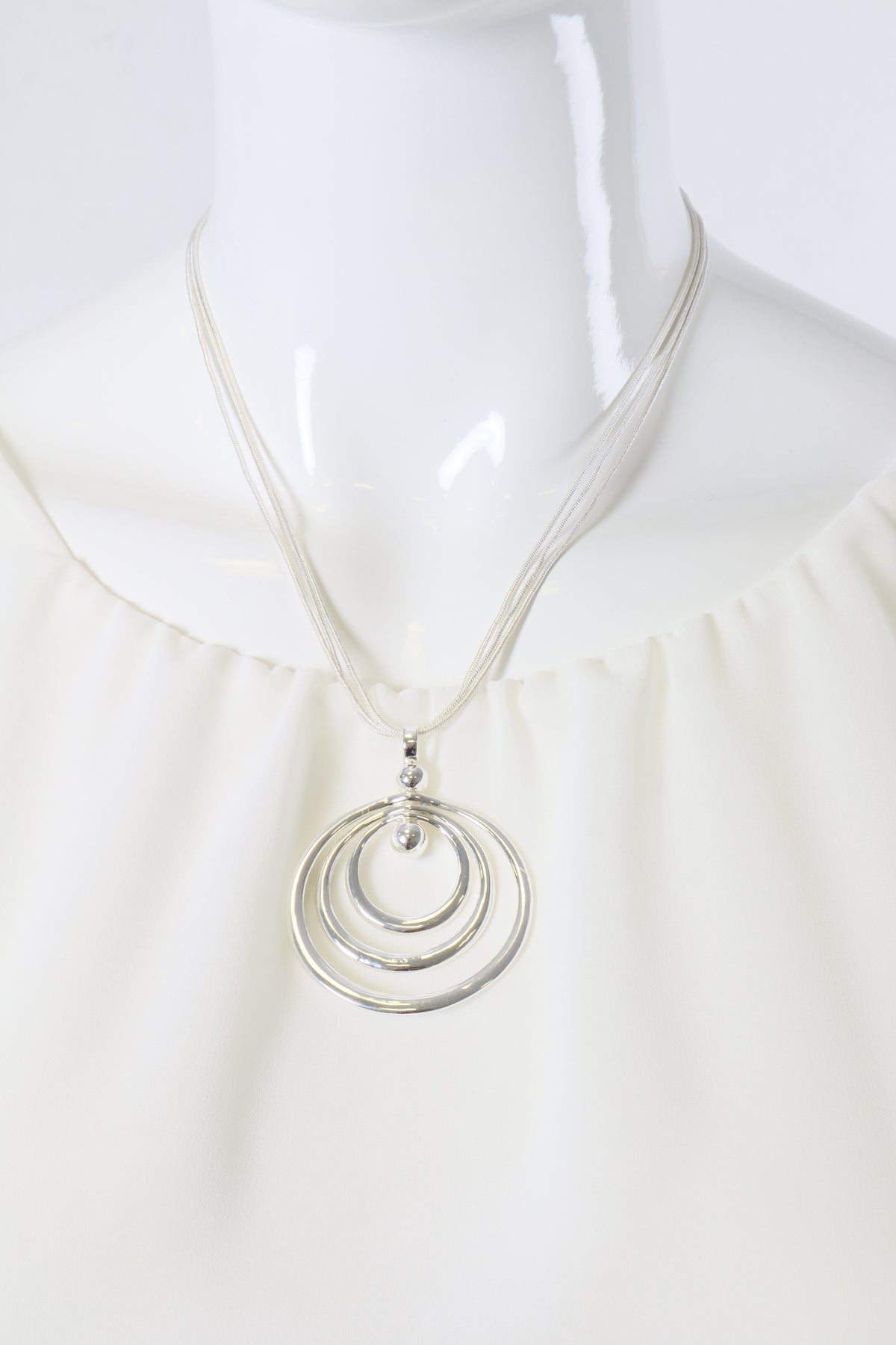 Breanna Necklace in Silver
