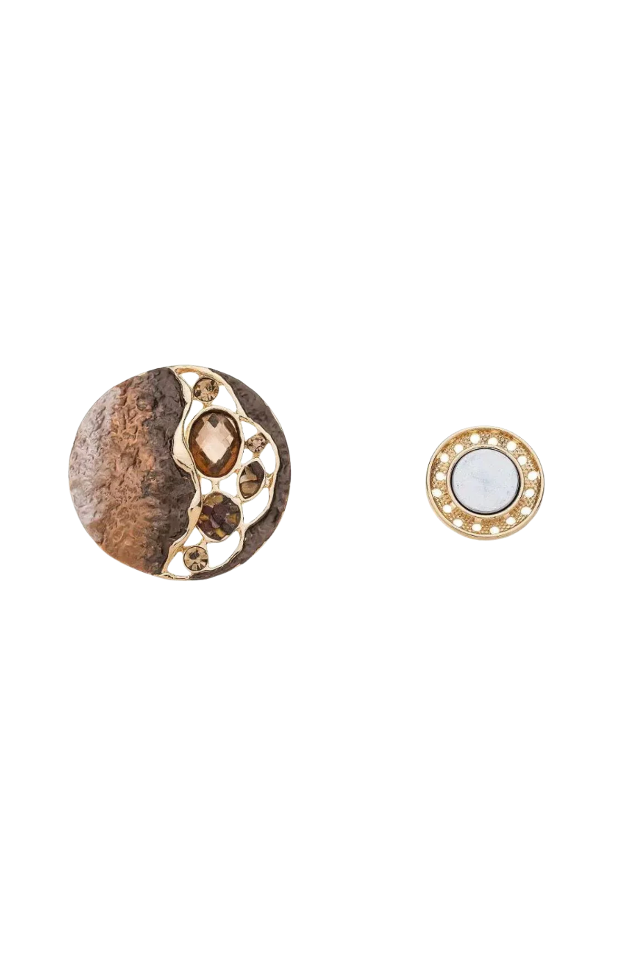 Brooke Magnetic Brooch in Bronze