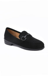 Buckle Loafer in Black